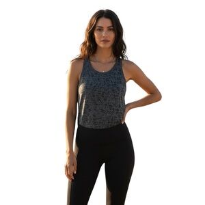Athleta Ultimate Train Racerback Tank in Verve Seaweed Size S